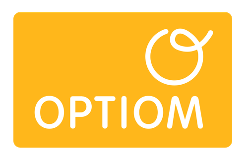 Optiom logo and link to website