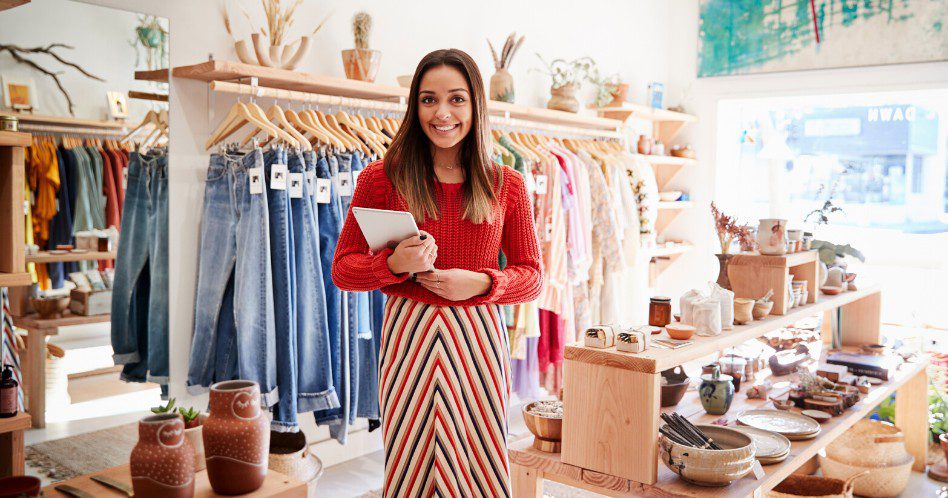 women working in retail